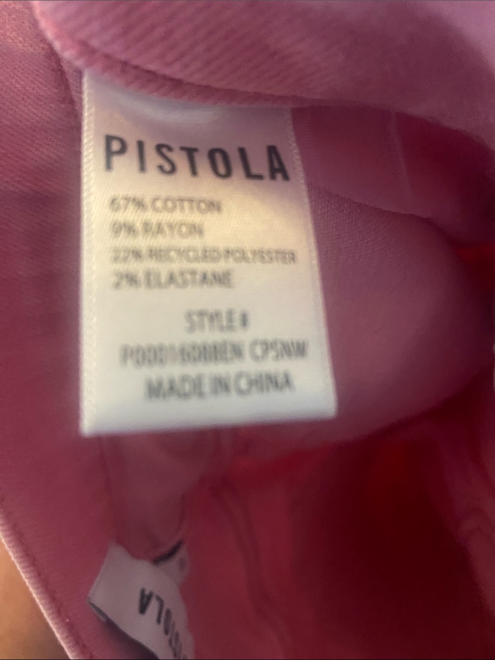 pistola Pink High-Rise Flare Jeans - Picture 3 of 4